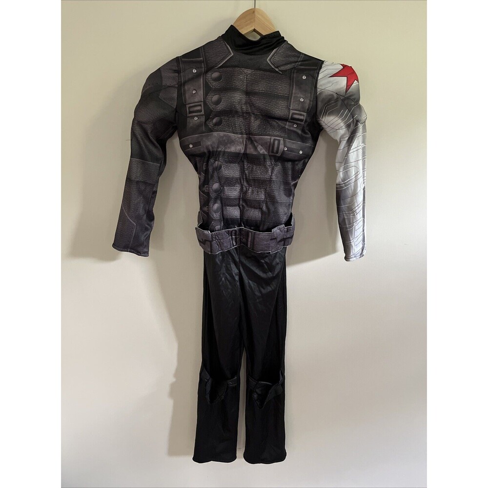 Rubies Marvel Captain America Winter Soldier Costume Kid Sz M?? Two-side w/ Mask - Picture 9 of 12
